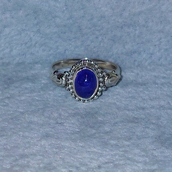 Jewelry - Dainty Tanzanite Sterling Silver Ring Size 6